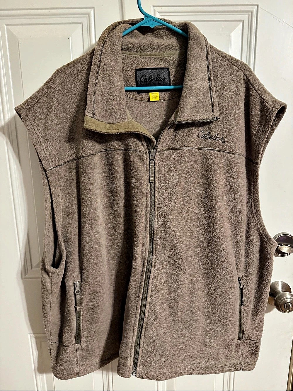 Cabela's Men's Fleece Vest Brown 3XL Like New
